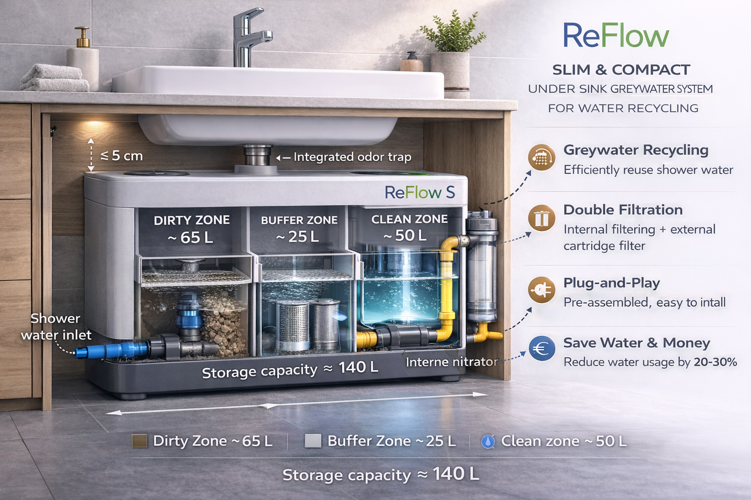 ReFlow Filter Unit module